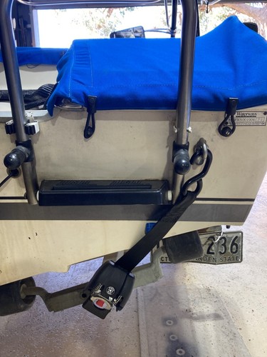 Stainless Steel ratchet Retracting tiedowns for Wake Boats ,Ali boats ,Skiboats - Picture 8 of 9
