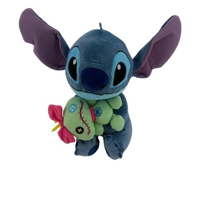 Official Disney Lilo STITCH Plush Toy 12'' Holding Scrump Excellent Condition