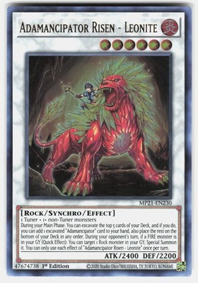 Adamancipator Risen - Leonite Ultra Rare MP21-EN230 NM