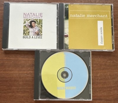 Natalie Merchant 3 Promo CD Single Lot: Space Oddity, Build A Levee & Break Your