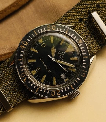 1967 Omega Seamaster 300 Big Triangle 166.024 Vintage ,Cal 565, Military History
