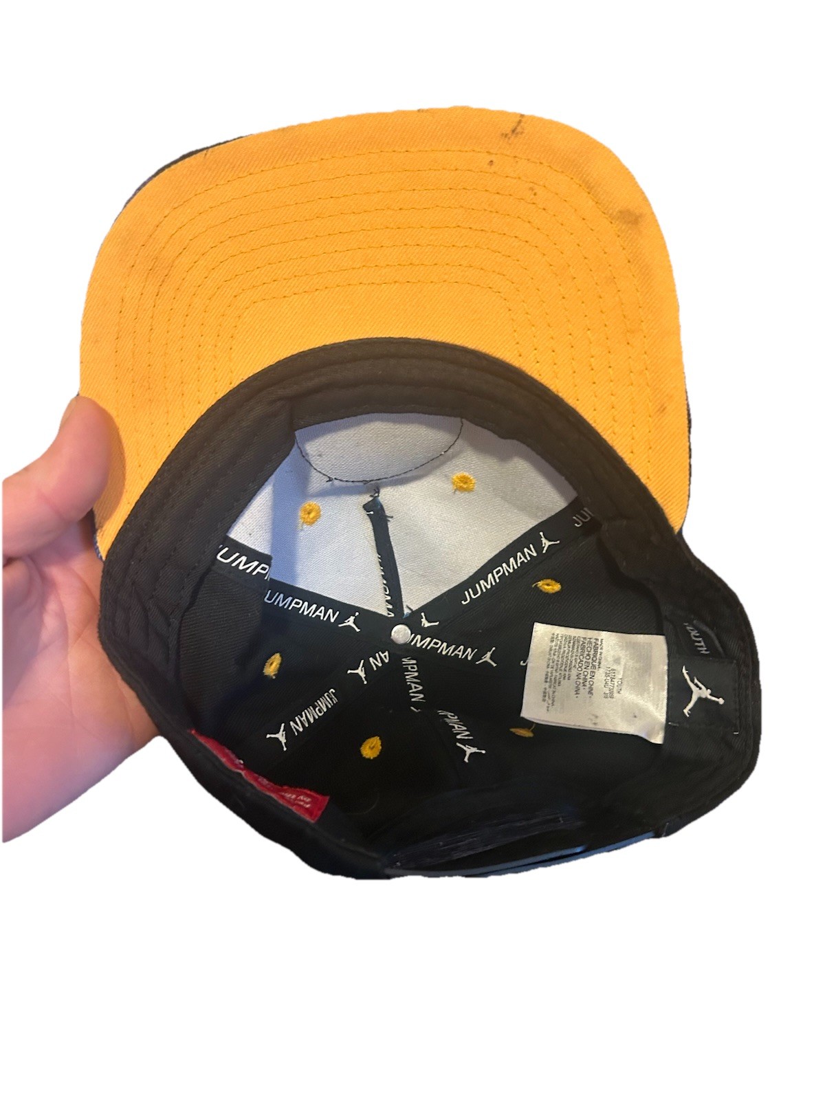 Air Jordan Retro 8 Aqua Snapback Hat Jumpman Rare Hat! Size Youth thumbnail 3