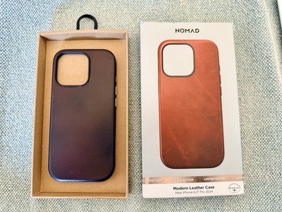 Nomad Modern Horween Leather Schutzhülle für Apple iPhone 16 Pro Limited Edition