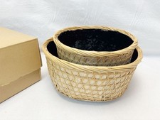 Ensemble de paniers à charbon de bois de cérémonie du thé, paire de sumitori ...