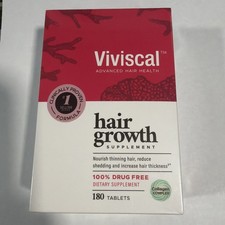Hair Growth Drug-Free Hair, Skin Nail Health Dietary Supplement Tablets 180