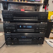 Vintage/Retro Kenwood hifi stack Stereo A-97+ DP-M87+T-74L please read descrip.