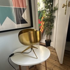 KARE Design Table Lamp Gold Brass Metal Modern E27 40W Model 67666