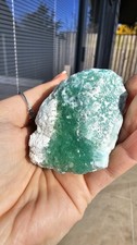 Smithsonite crystal Specimen blue Aragonite raw Freeform 188g 6.4cm Caribbean 