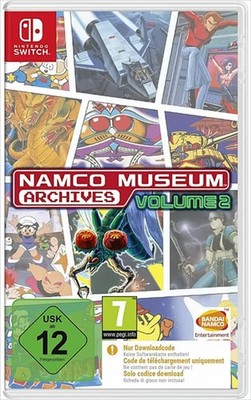 Namco Museum Archives Vol.2 Switch Code in a box NSWITCH Neu & OVP