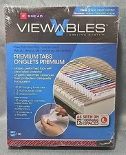 Smead 100 3D Hanging Premium Tabs Viewables Labeling System New Factory Sealed 