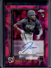 2025 Topps Chrome Update James Wood Rookie Lava Lamp Auto Magenta/Purple #/299