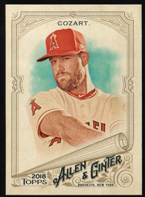 2018 Topps Allen & Ginter #188 - Zack Cozart - Los Angeles Angels  18-454