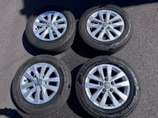 SET VW VOLKSWAGEN T5 T5.1 T6 TRANSPORTER 16" ALLOY WHEELS ~
