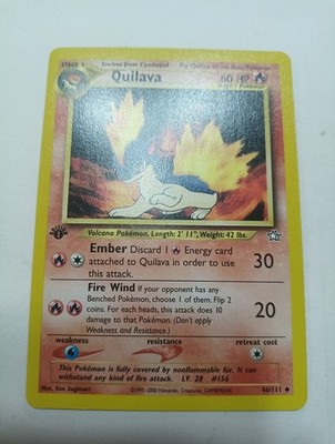 Quilava 46/111 Neo Genesis Regular First Edition