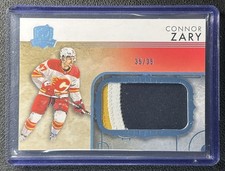 CONNOR ZARY 2023-24 UPPER DECK THE CUP ROOKIE RINK GALLERY JERSEY PATCH 35/35