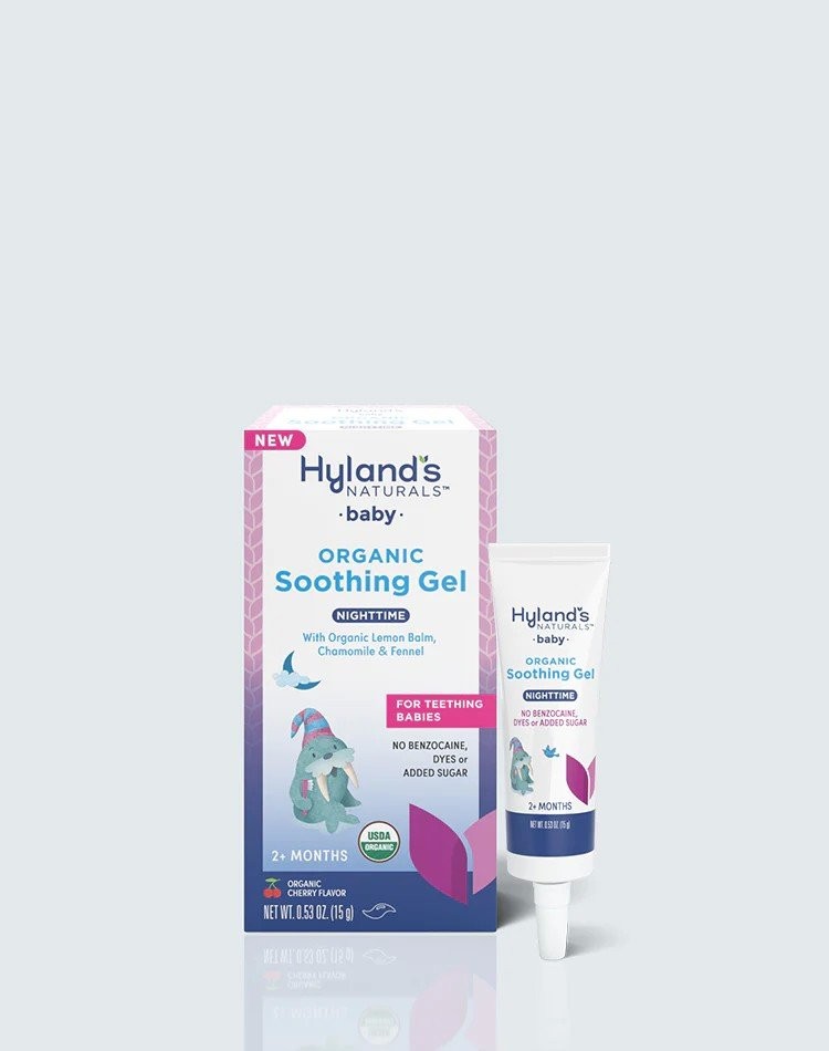 Детский органический успокаивающий гель Hylands со вкусом ночной вишни, 0,53 унции