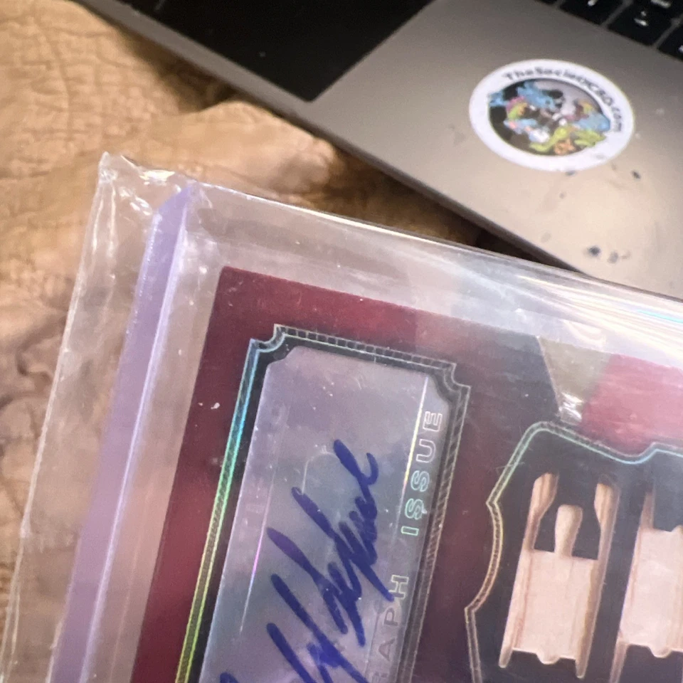 2009 Topps Triple Threads Carlos Delgado Met Record Setting MLB automático ¡y reliquias! Foto 3 de 4