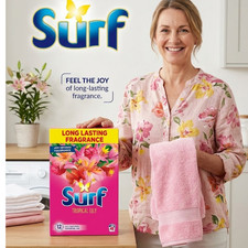 Image of Surf Tropical Lily Washing Powder 2.25kg 45 Washes Fresh Scent UK Stock neat