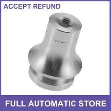 Gear Shift Knob Adapter M10x1.25 Universal For Auto Aluminum Alloy Silver Tone Gear Shift Knob Adapter M10x1.25 Universal For Auto Aluminum Alloy Silver Tone