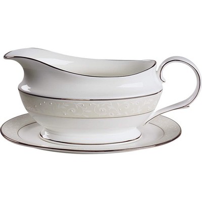 Lenox Opal Innocence Gravy Boat & Underplate 3959773