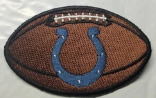 Indianapolis Colts Football Embroidered Patch approx 2.25x3.5"