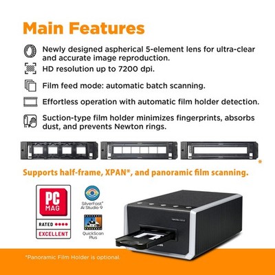 Plustek OpticFilm 135i Ai Film & Slide Scanner, 2025 ver. 5