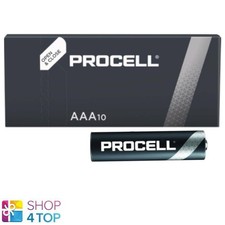 10x Duracell Procell AAA 1.5V Alkaline Industrial Batteries LR03