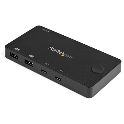 Startech 2 Port USB C KVM Switch - 4K 60Hz HDMI - Compact Dual Port UHD USB Type