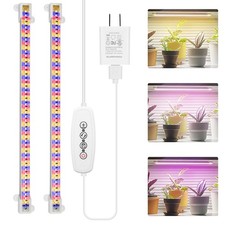 Grow Lights for Indoor Plants Full Spectrum, Grow Light Strips with Auto Time...
