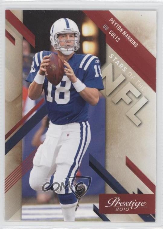 2010 Playoff Prestige Stars of the NFL Peyton Manning #8 HOF 0f8
