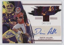 2023 Chronicles Draft Picks Impeccable Canvas Creations Red Davis Allen Auto 6k8