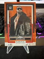 26 Topps Chrome Wwe NSCC Orange Refractor Seth Rollins 7/25
