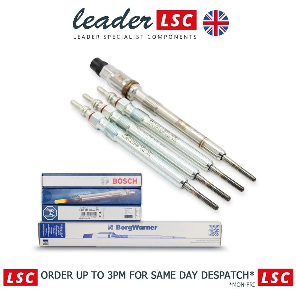 Bosch Glow Plugs Audi A1 A3 A4 A5 A6 Q2 Q3 Q5 TT 03L963319 03L905061L New - Image 4 of 4