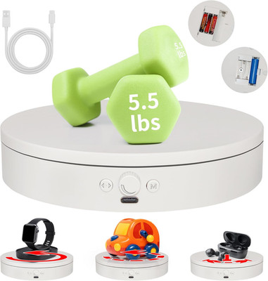 Rotating Display Stand,360° Silent Spinning Display Stand,Speed-Adjustable Spinn