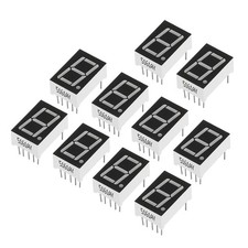 20 x LED Display Digital Tube Common Cathode 7 Segment 10 Pin 1 Bit 2.1V 0.56"
