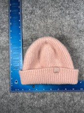 Calvin Klein Beanie Toque Youth Toddler One Size Pink Knit 100 Cashmere Cuff