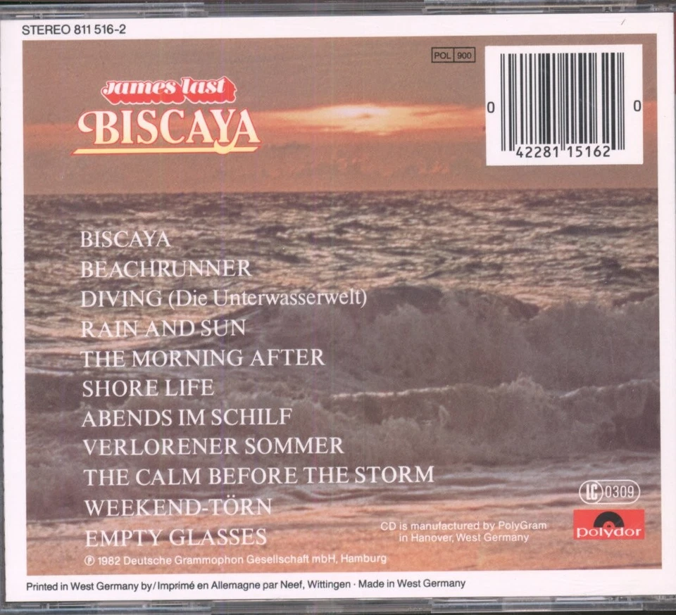 James Last Biscaya CD Europa Polydor 8115162 - Bild 2 von 3