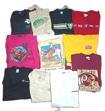 True Vintage 90s & 80s T Shirt Mens Made In USA Spellout Lot Tees Single Stitch