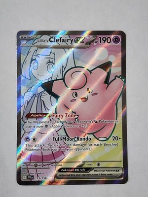Lillie's Clefairy EX - 173/159 - Journey Together - NM Pokémon TCG