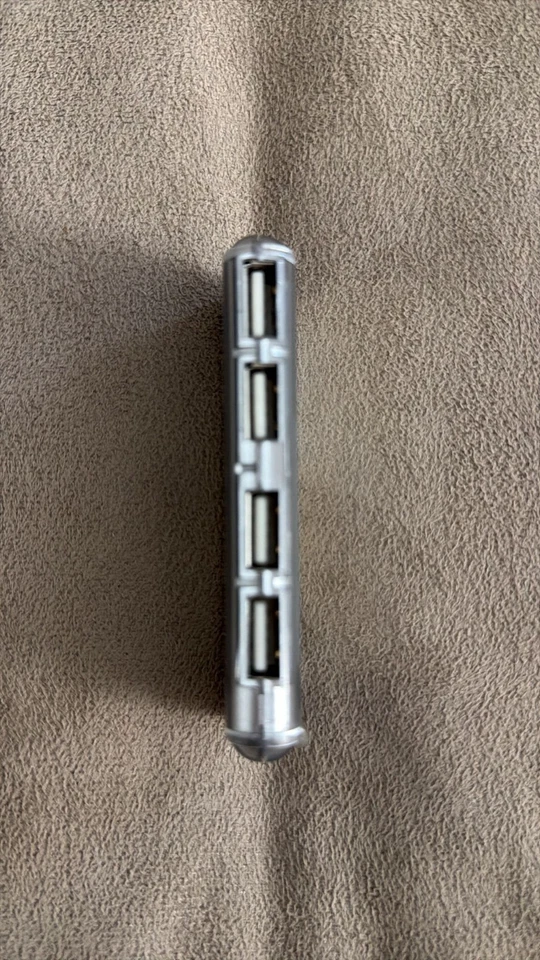 4-Port USB HUB GE Portable Compact for PC Mac Laptop Notebook Desktop - Image 3 of 4