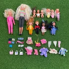 Vintage 90s Mattel Kelly and Barbie Dolls with Accessories Lot