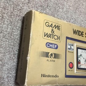 NINTENDO Game & Watch CHEF FP-24 Wide Screen with Box Tested
