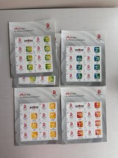Beijing 2008 Olympics China Stamps Lot of 4 Sheets 80f Sports Icons