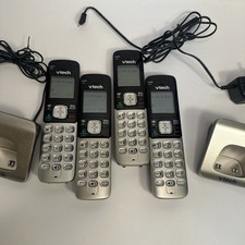 VTech DS6752-4 2 Handset Connect to Cell Answering System Dual caller ID