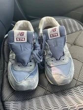 Men 9.5US New Balance 574 Navy/Gray Sneakers