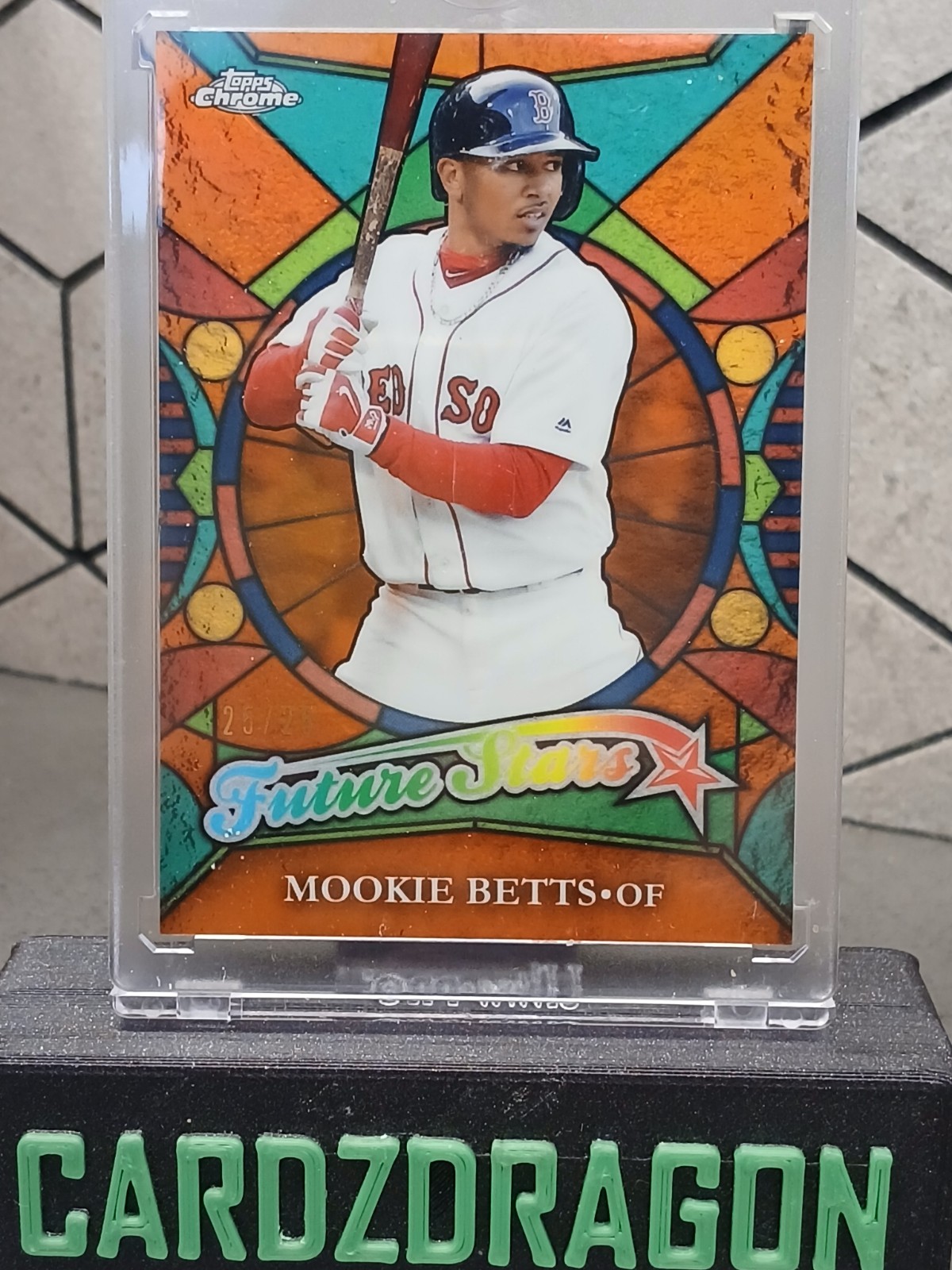 2016 Topps Chrome Mookie Betts Future Stars Orange SN# 25/25  !! 1/1  SSP! RARE!