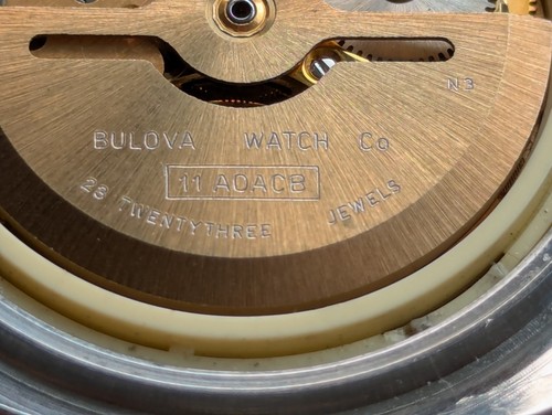 Vintage 1973 Bulova 23 Jewels automatic watch, Calibre 11 AOACB in VGC - Picture 16 of 17