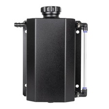 2L Aluminum Coolant Radiator Overflow Tank Universal Water Expansion Tank