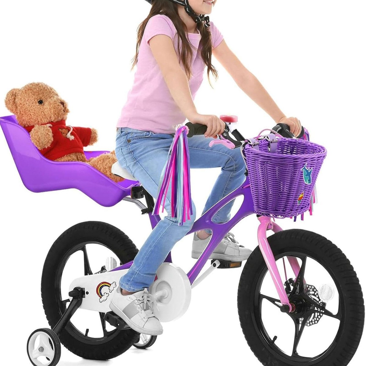 Doll Bike Seat for Girl Bike Little Doll Carrier Decor Attachment Gift  Fashion