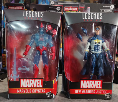 Marvel Legends Crystar and New Legends Justice NO BAF